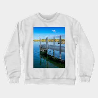 At Rest on Dock Crewneck Sweatshirt